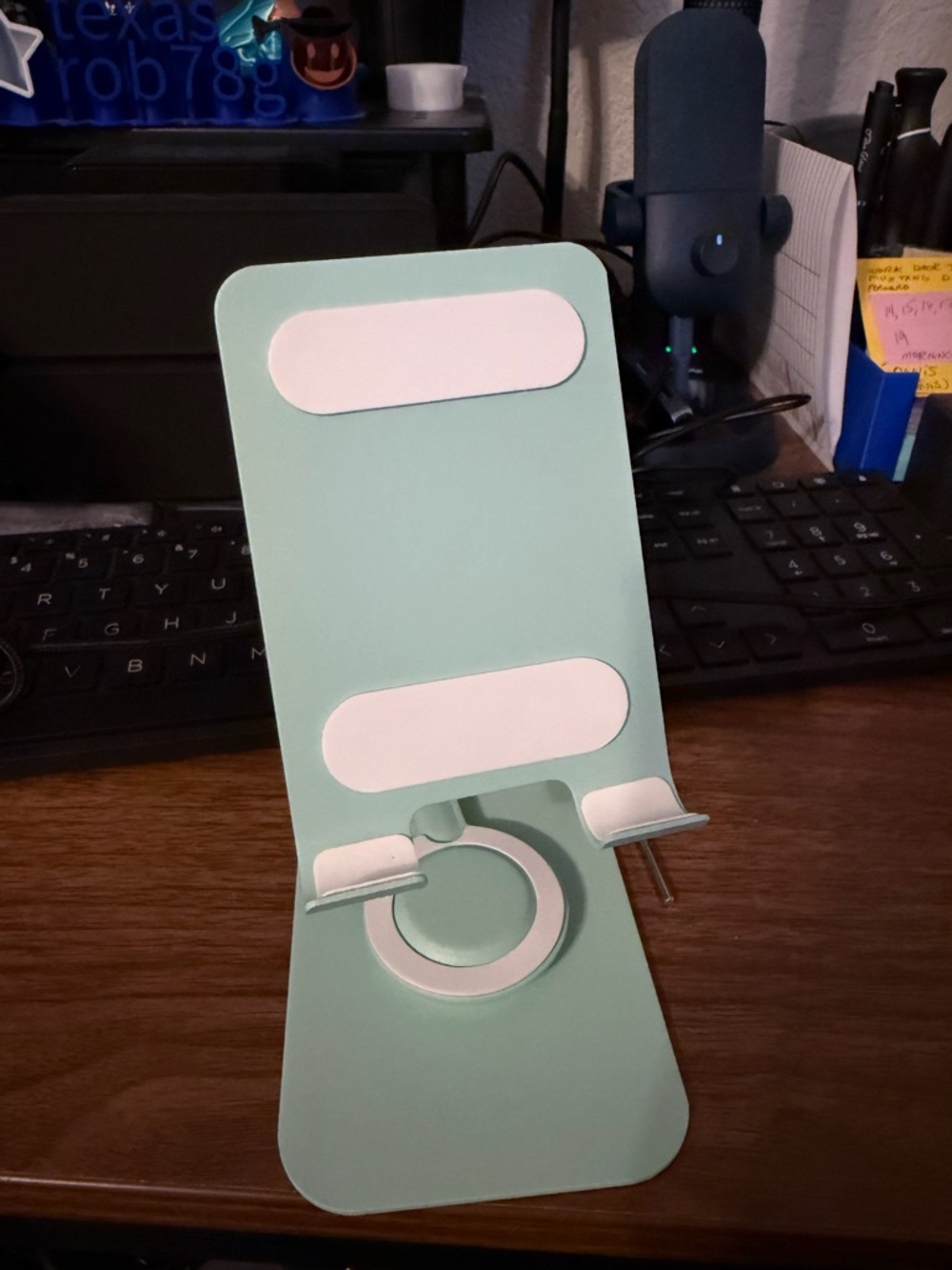 Adjustable Light Green Phone Stand